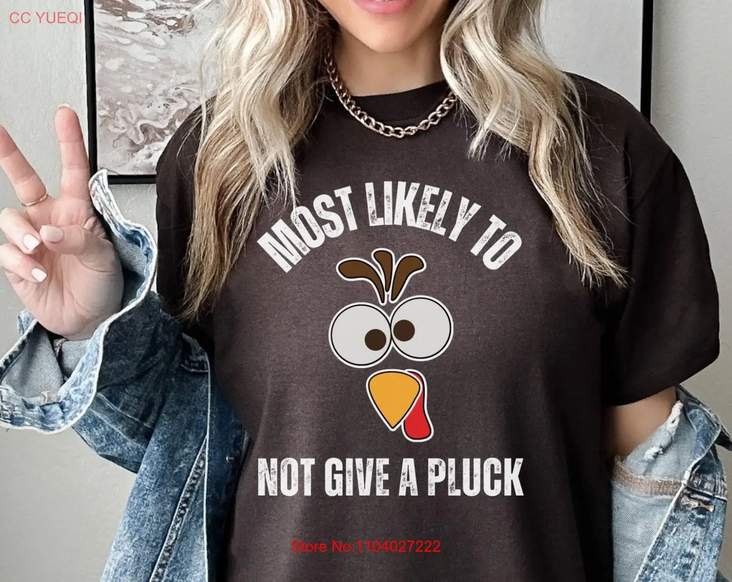 Футболка Самое Likely To Thanksgiving Not Give A Pluck Anti Fun Папа Группа Плюс Размеры 4xl 5xl длинные