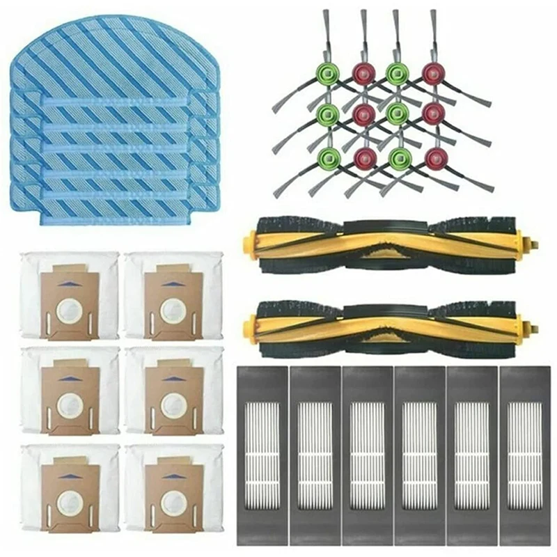 

Запчасти для основной щетки, фильтры, боковые щетки, тряпки для швабры Для Ecovacs Deebot Ozmo T8 T9pro T9AIVI, аксессуары