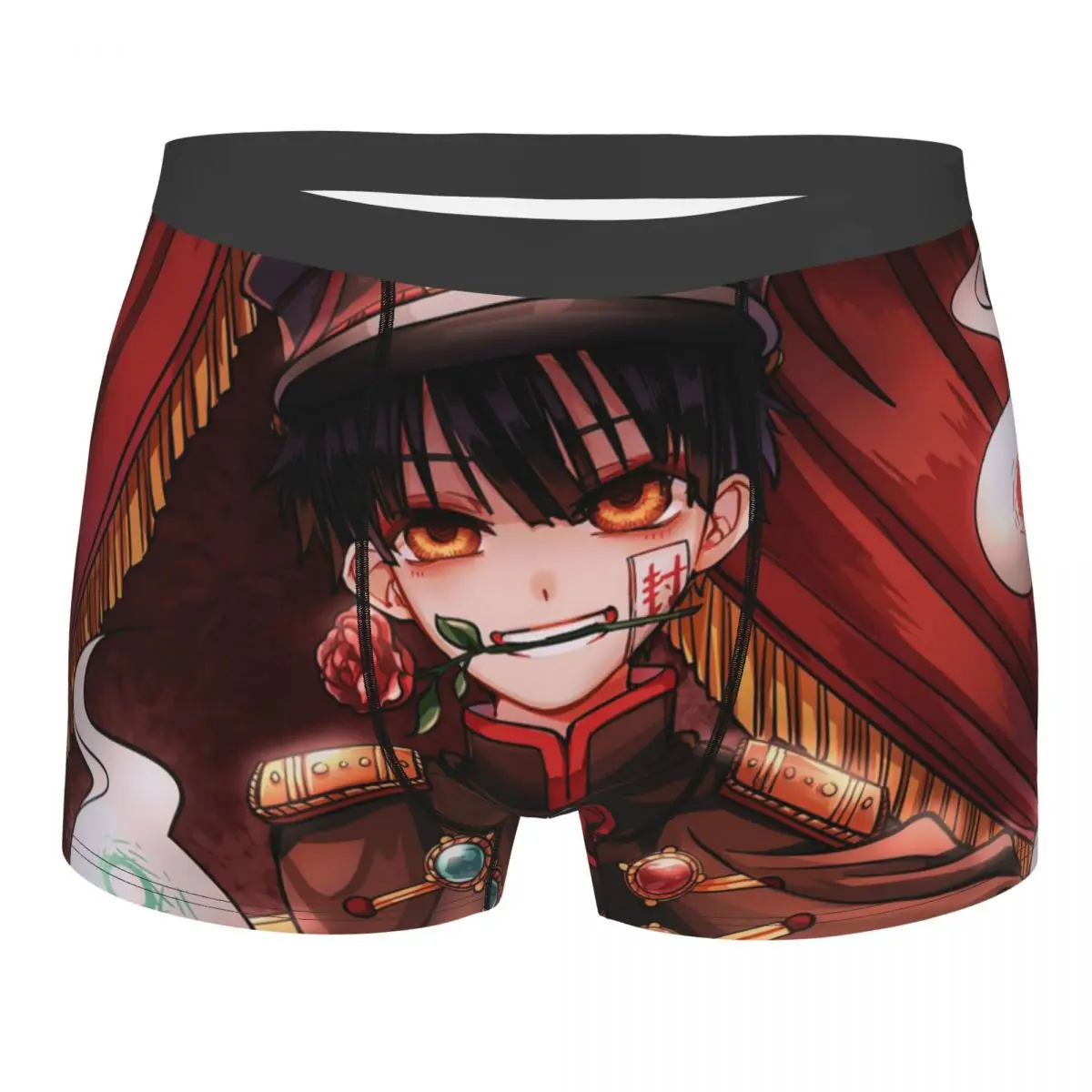 

Mens Jibaku Shounen Hanako Kun Yugi Amane Underwear Anime Hot Boxer Briefs Shorts Panties Male Breathable Underpants Plus Size