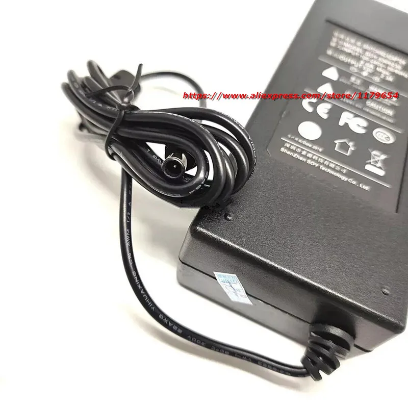 Фото Оригинальный OEM адаптер питания SOY-5300230 53В 2.3А для 8-портового PoE Ethernet-коммутатора Dahua PFS3110-8P-96 №5