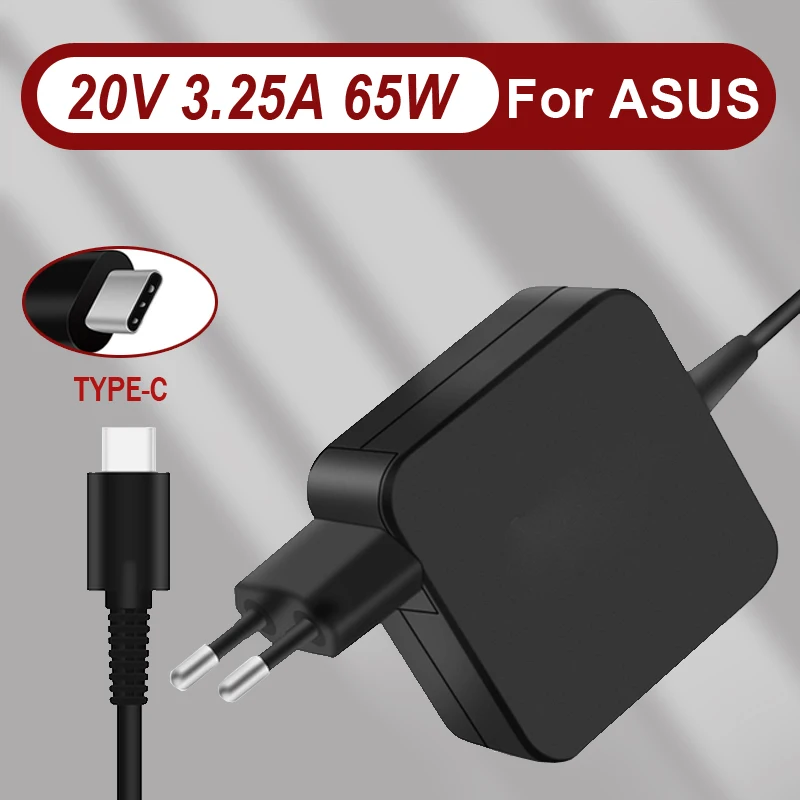 

Зарядное устройство USB Type-C для ноутбука, 20 в, 3,25 А, 65 Вт