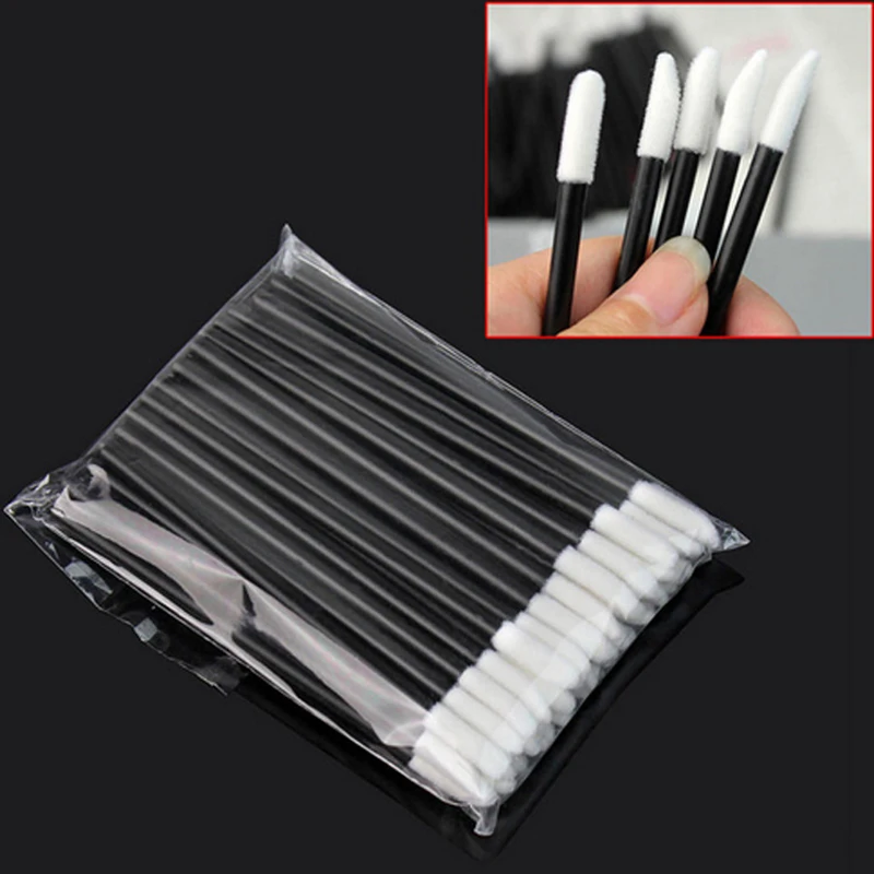 

50 Pcs Disposable Lip Brush Eyelash Makeups Brushes Lash Extension Mascara Applicator Lipstick Wands Sets Cosmetic Makeup Tools
