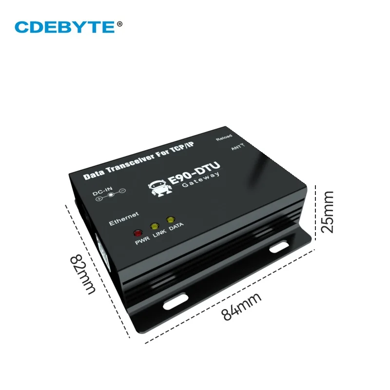 CDEBYTE SX1262 LoRa Ethernet RJ45 RSSI LBT 30dBm Relay Wireless Transceiver Serial Port Server E90-DTU(400SL30-ETH) V2.0