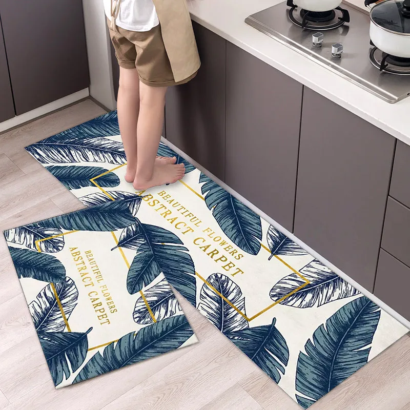 

Yaapeet Kitchen Mat Antislip Bath Mat Soft Bedroom Floor Mat Living Room Carpet Doormat Kitchen Rug
