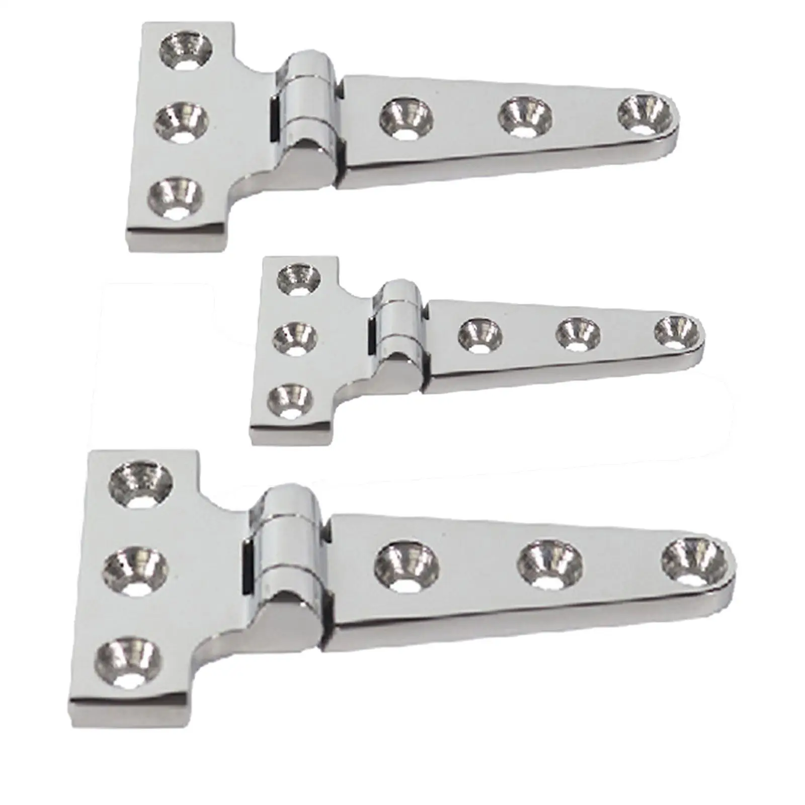 

Marine Grade T-Hinges, Heavy Duty 316 Stainless Steel Boat Hinge, Convenient Installation (Screws Not Included),