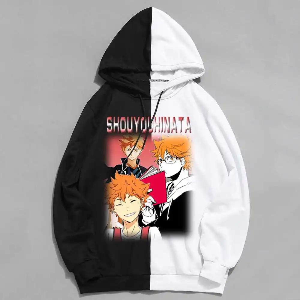 

Забавная Аниме Толстовка Haikyuu! Толстовки, уличная одежда, одежда большого размера в стиле аниме, толстовка в стиле Харадзюку, толстовки с при...
