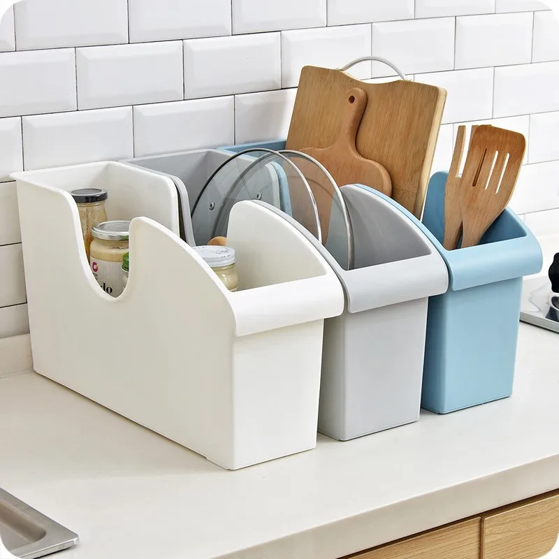 

Kitchen supplies multi-function rack plastic pulley pot rack seasoning storage cabinet Hanging pot rack MJ826