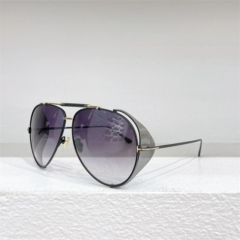 

Sunglasses for Men Tom Luxury Brand Round Steampunk gafas de sol hombre TF900 Female Male Sunglasses Goggles Wome's Sunglasses