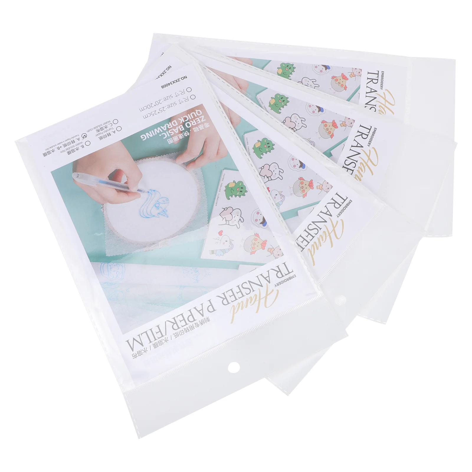 

Water Soluble Film DIY Embroidery Water-Soluble Shirt Transfer Sewing Supplies Transparent Paper Craft Making