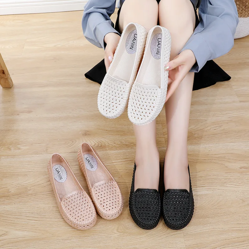 

2022 Woman's Flats Shoes woman Soft Genuine Leather Big Size 35-44 mocassin Boat Shoes for Women Hook Loop mocasines de mujer