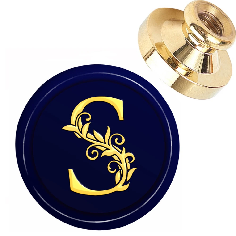 

1PC Letter 3cm Wax Seal Stamp Vintage Craft Sealing Stamp Head For Cards Envelope Wedding Invitations Packaging Scrapbooking