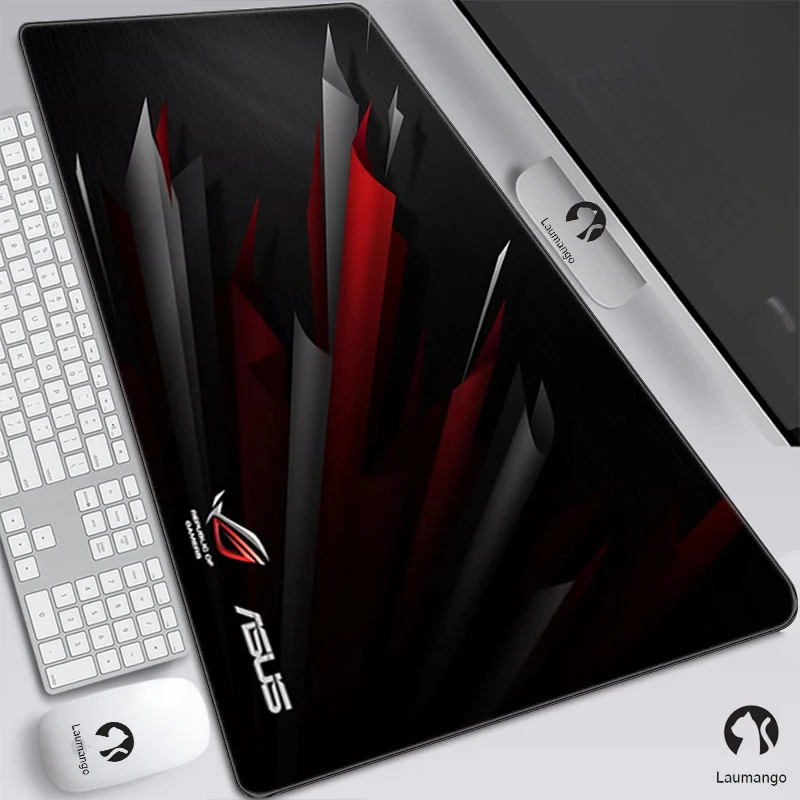 

Black ASUS ROG Mouse Pad Anime Kawaii Gaming Accessories Laptop Keyboard Desk Mat Gabinete Pc Gamer Carpet Varmilo LOL Mousepad