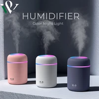 humidifier portable mini ultrasonic colorful cup aroma diffuser cool mist maker air humidifier purifier with light for home car