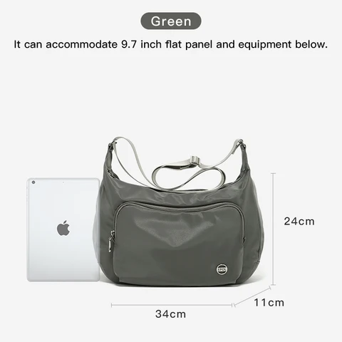 Большие женские сумки на плечо Fouvor, легкие простые повседневные сумки-шопперы, модные универсальные сумки через плечо 2025, 6105-03