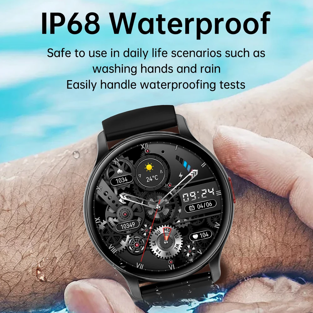 Смарт-часы SENBONO мужские/женские 1 43 дюйма водостойкие IP68