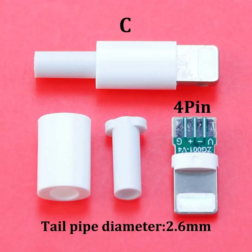 1 компл. USB для Iphone штекер с соединителем платы чипа Сварка 2 6 мм 3 0 данные OTG линия