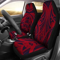 red polynesian tribal car seat covers pair 2 front car seat covers seat cover for car car seat protector car accessory