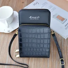 Fashion Cellphone Shoulder Bag Women PU Leather Crossbody Bag 2022 New Handbag Card Holder Messenger Bag Flap Wallet