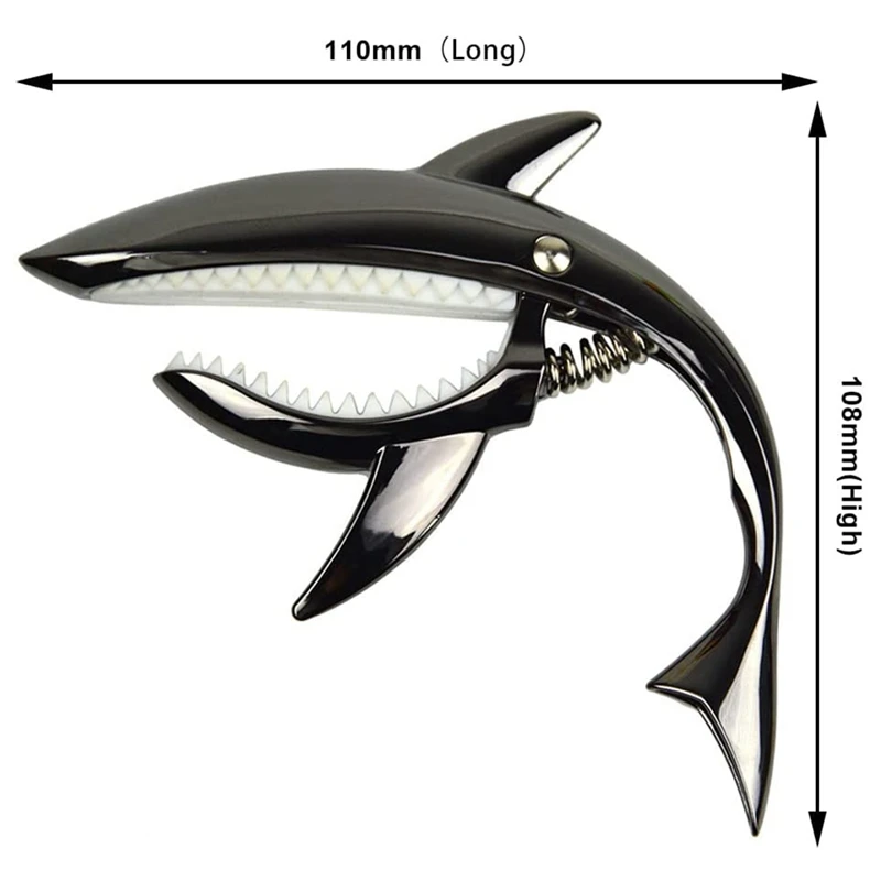 Каподастр для гитары Shark из цинкового сплава акустических электрических