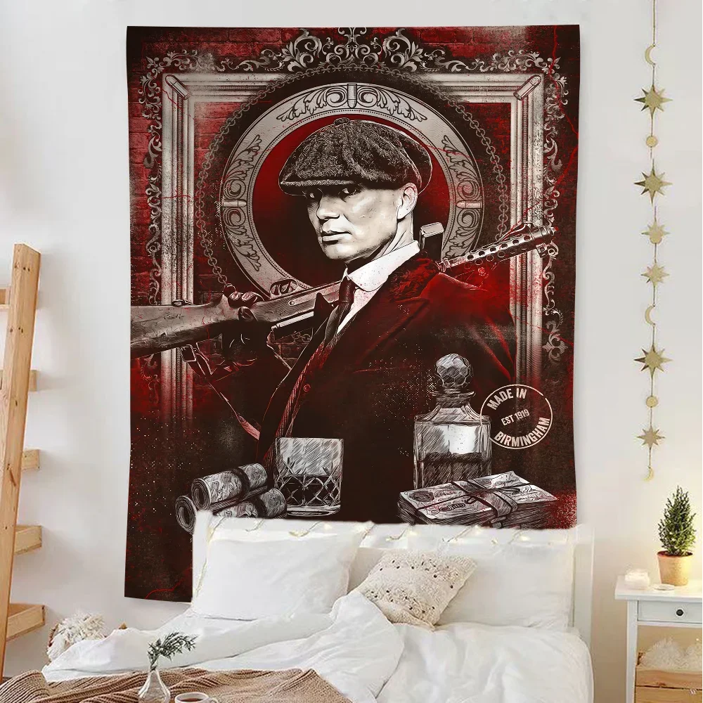 Настенный Гобелен Peaky Blinders с принтом для ТВ-шоу подвесной Таро в стиле хиппи