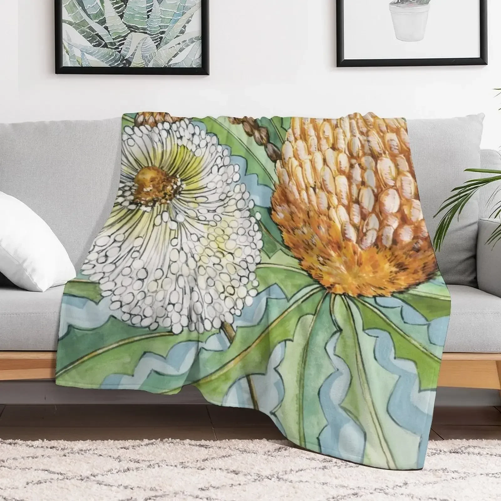 Banksia Фланелевое одеяло для путешествий