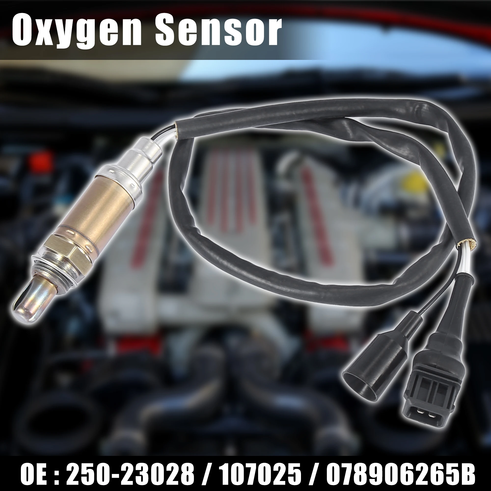 

X Autohaux Car Oxygen Sensors Front 250-23028/7525603/078906265B for Ferrari Mondial for Audi Coupe A6 V8 Quattro for Alfa Romeo