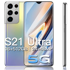 s21 ultra smart cell mobile phone 6 7 inch 16gb512gb android 10 global version 4g5g 10 core processor face id celular free global shipping