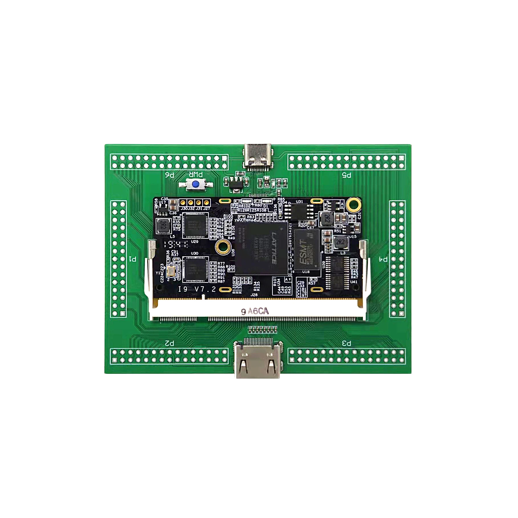 Фото Плата разработки FireChip Lattice ECP5 FPGA RISC-V, модуль Colorlight i9, инструментарий с открытым исходным кодом LFE5U №3