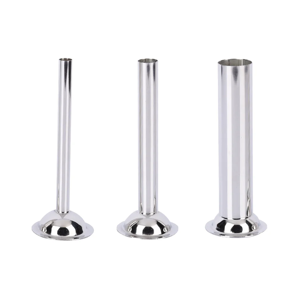 

Sausage Meat Stuffer Stuffing Tube Funnel Making Maker Horn Tools Grinder Attachment Filler Press Hand Crank