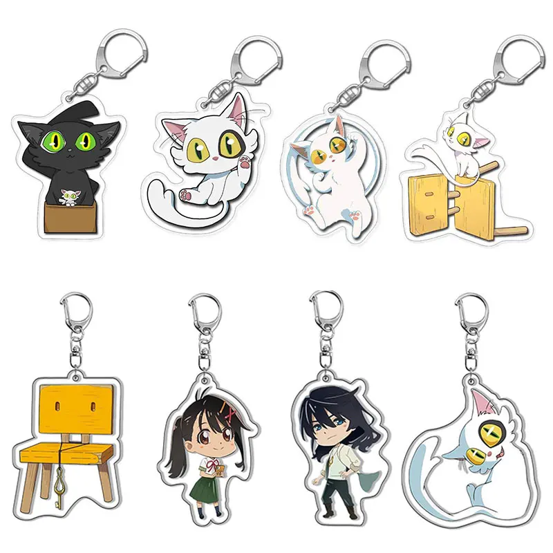 

Anime Suzume No Tojimari Keychain Daijin Cat Iwado Munakata Sota Cosplay Keychains pendant key chain Key Ring Men Women Jewelry