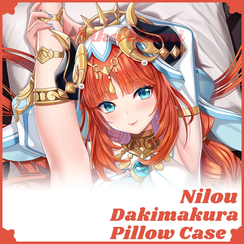 Наволочка Nilou Dakimakura Genshin игрушечная Подушка обнимающая сексуальная на все тело