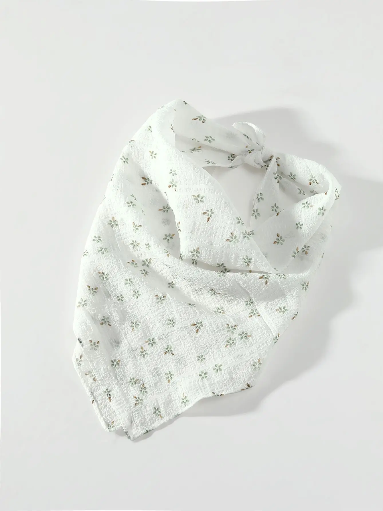 Повязка для волос с цветочным узором тканевая платок-бандана шарф повязка на