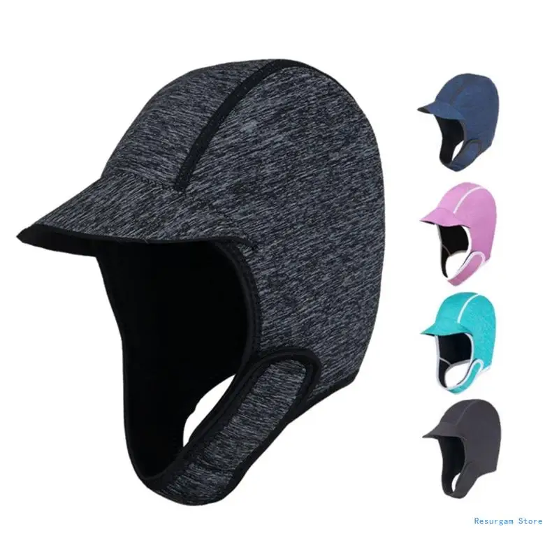 

Thermal Swimming Cap Neoprene Diving Hood 2mm Thermal Cap Adjustable Beanie Surfing Diving Cap Headgear for Men Drop Shipping