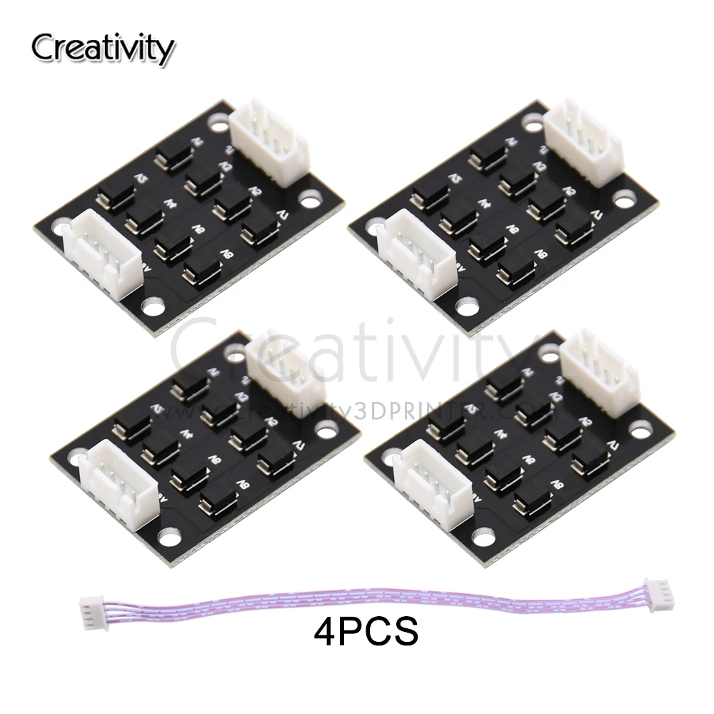 

4pcs New TL-Smoother V1.0 addon module For 3D pinter for stepper driver motor 3d printer parts for MK8 i3 Ender 3 Pro