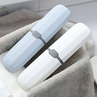 portable toothbrush storage box hiking camping travel toothpaste case cutlery box pencil box toothpaste holder bathroom