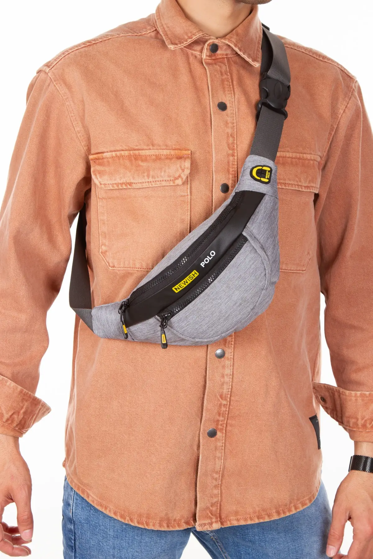 

Мужская нагрудная сумка, сумка через плечо, сумка на одной руке, водонепроницаемая сумка