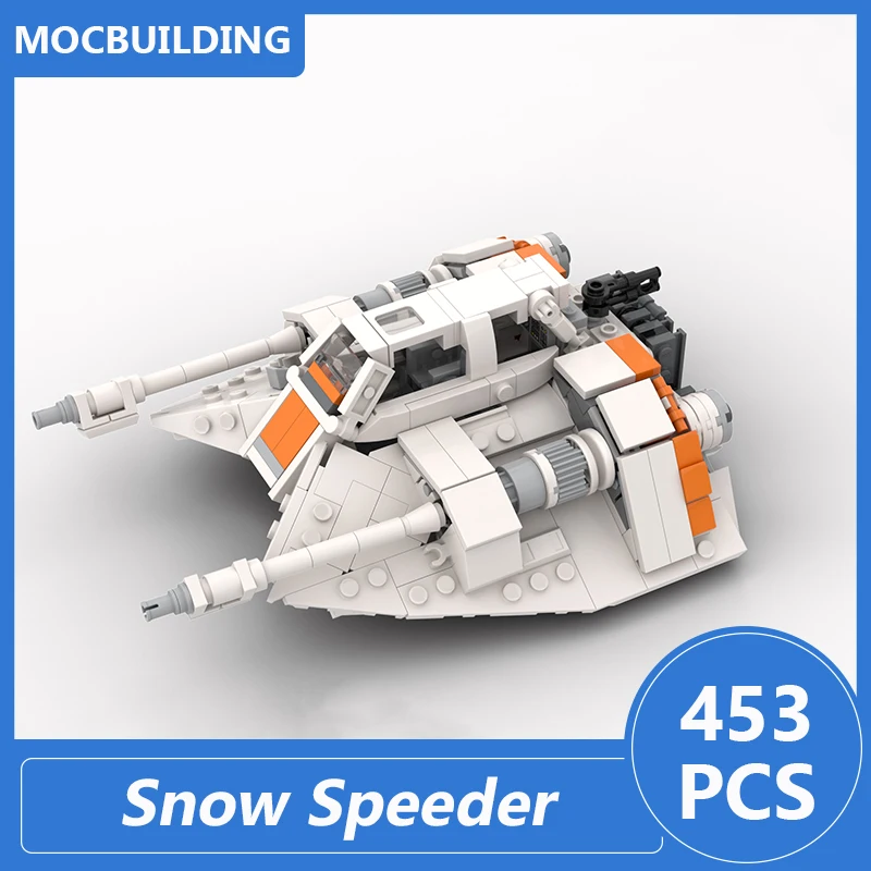 

Ultimate Mini Scale Snow Speeder Model Moc Building Blocks Diy Assemble Bricks Star Movie Series Display Toys Gifts 453PCS