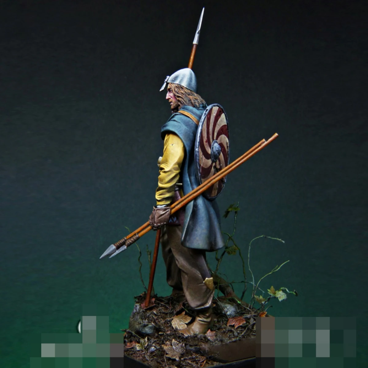 1/24 фигурка из смолы неокрашенная модель историческая тема воин викингов в