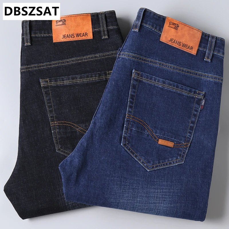 HFZY 2022 NEW Jeans Men Elastic Waist 