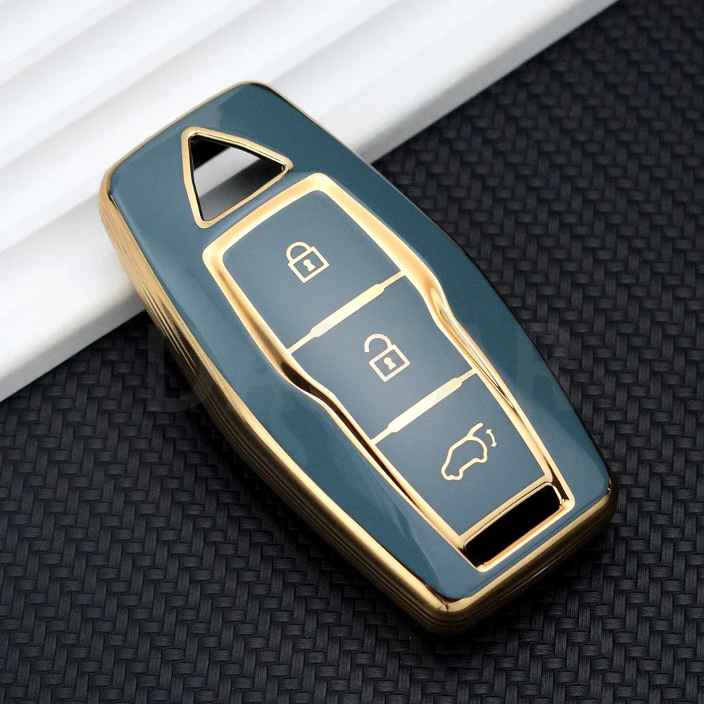 3/4 кнопки из ТПУ чехол для дистанционного ключа автомобиля чехол-брелок Mitsubishi