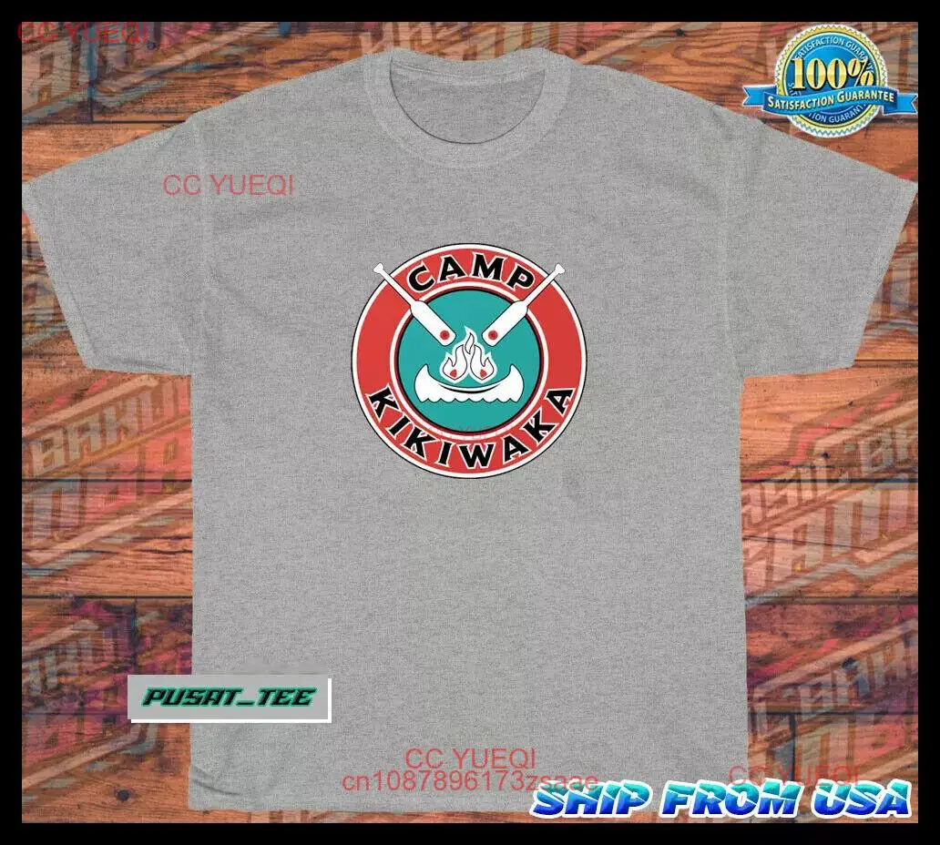 Новый лагерь Kikiwaka Американский Забавный Логотип Мужская футболка Размер S-5XL
