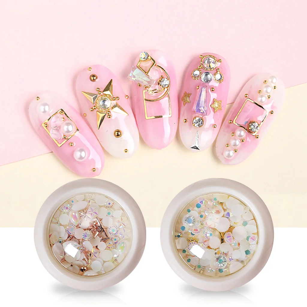 

Mixed Color Nail Stone Color Rhinestone Irregular Beads Manicure For Nails Art Decorations Crystals