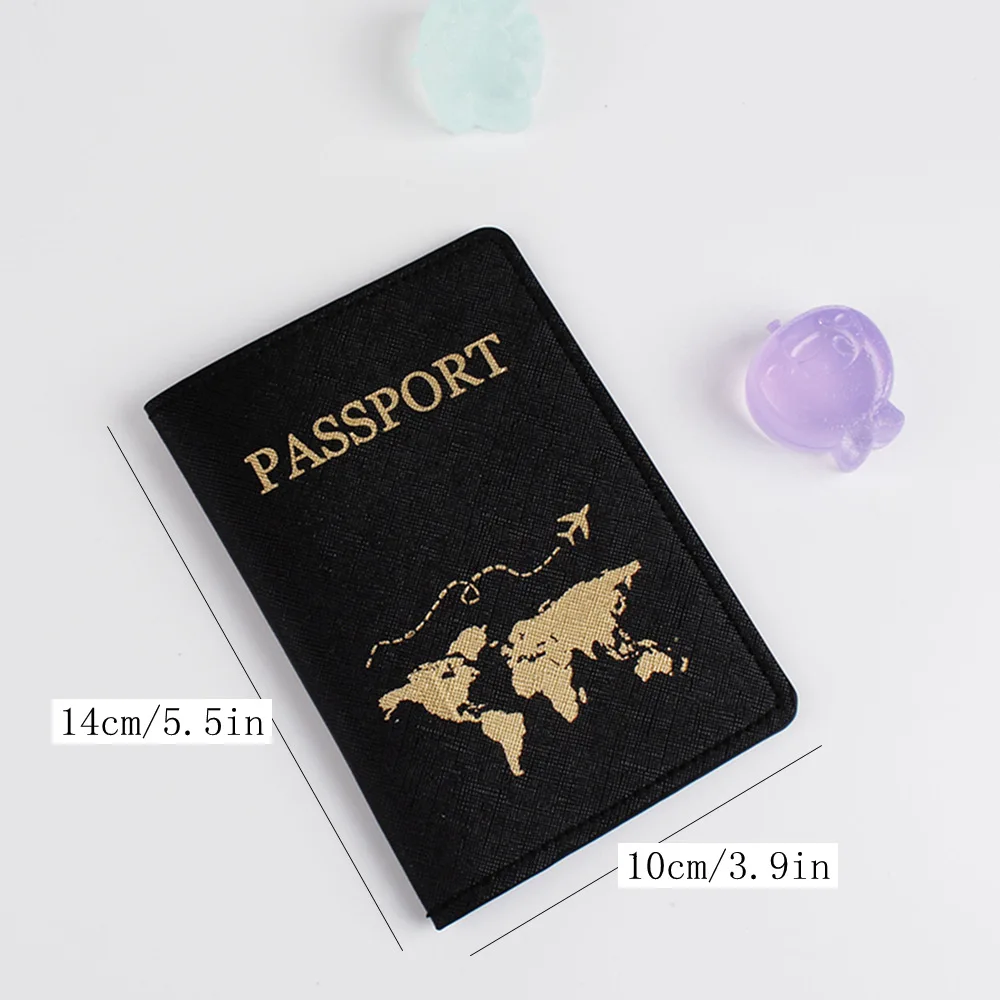 New Passport Cover Pu Leather Marble Style Travel ID Credit Card Passport Holder Packet Wallet Purse Bags Pouch for Women Men images - 6