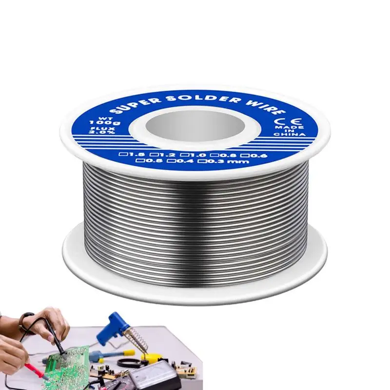 

Electronic Soldering Tin Wire Melt Rosin Core Solder Copper Flux Wire Roll Electronic Soldering Welding Wire For Repairing