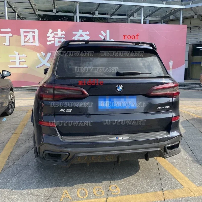 Использование для BMW X5 G05 2018-2023 автомобиля из углеродного волокна заднее крыло