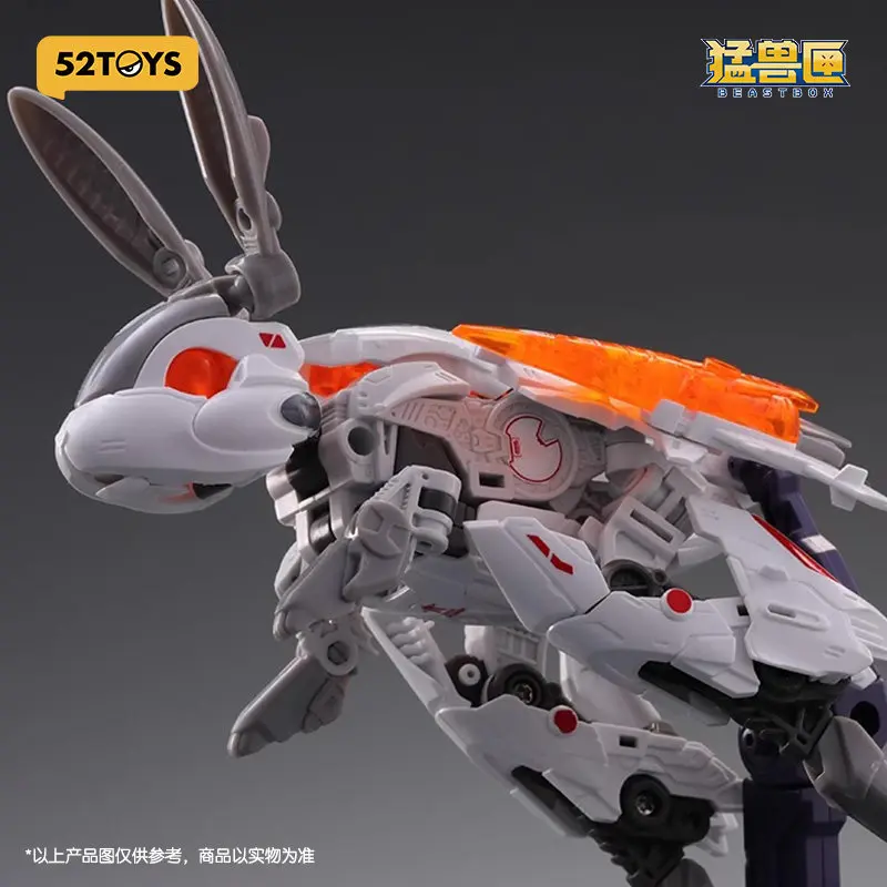 Фото 52TOYS BEASTDRIVE BD-02 STAR DASH Rabbit: Трансформируемая фигурка-меха, коллекционная модель, игрушка-конструктор для детей и взрослых №4