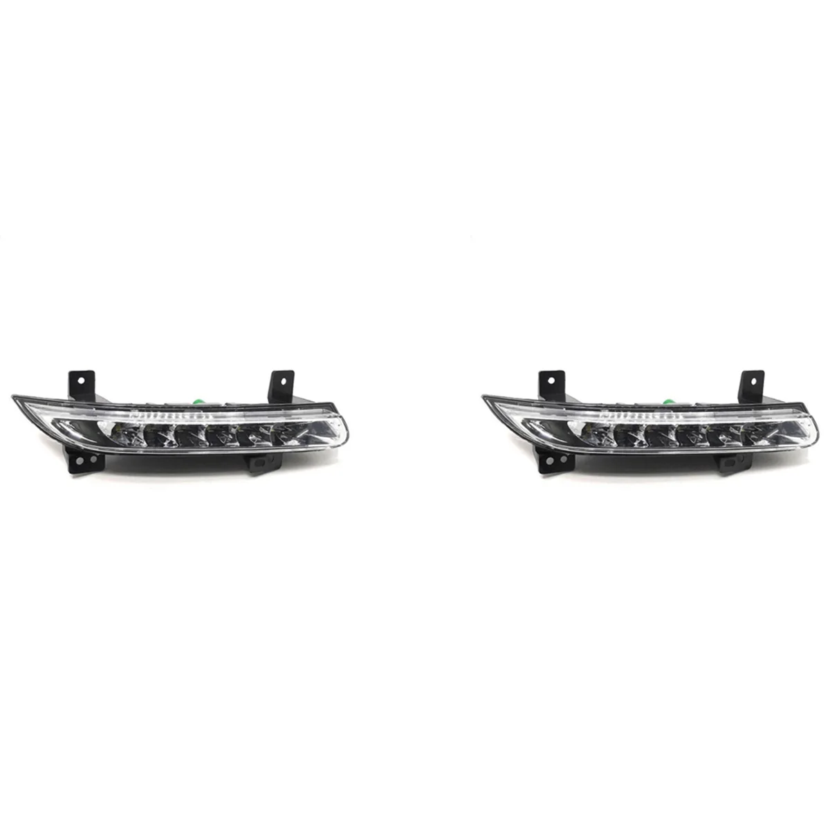 

2X Car Front Left LED DRL Fog Light for Renault Fluence 2014+ Auto Driving Lamp Daytime Running Light Bumper Lamp