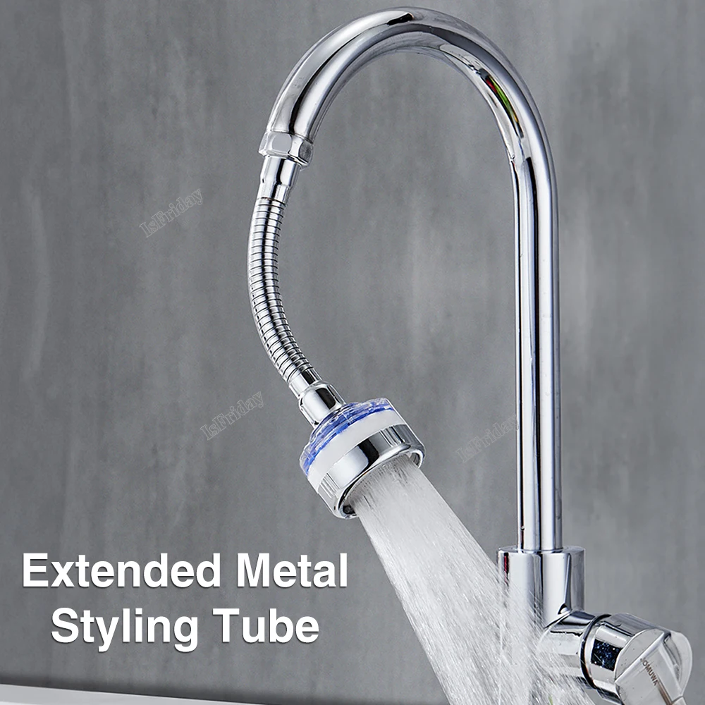 

Kitchen Faucet Water Filter For Bathroom Shower Kitchen 360° Tap Water Purifier Water Purification Remove Heavy Metal Impurity