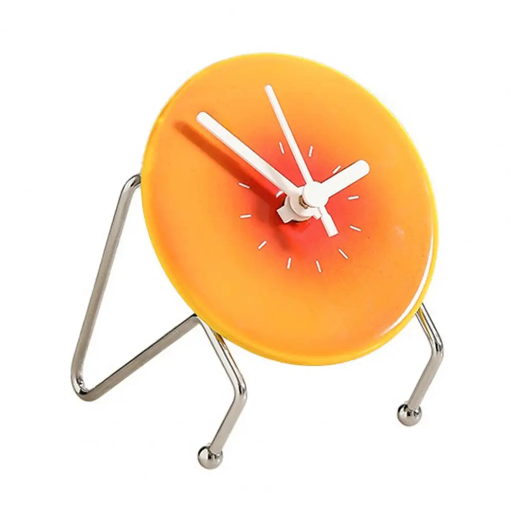 Мультяшные настольные часы тихие закат Керамические с подставкой бесшумные для