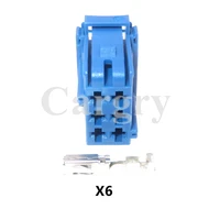 1 set 6p auto wiring terminal unsealed socket car plastic housing connector 1 965641 1 8 968970 1
